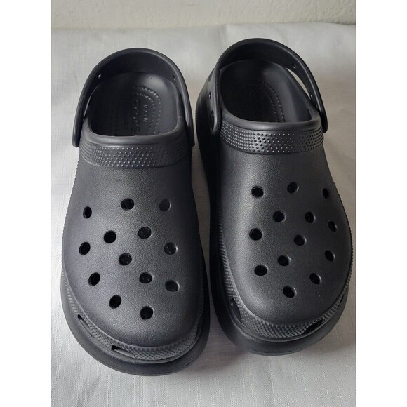 CROCS Shoes - Crocs Iconic comfort Unisex Size Men's 6 Women's 8 Black  Crush Clog